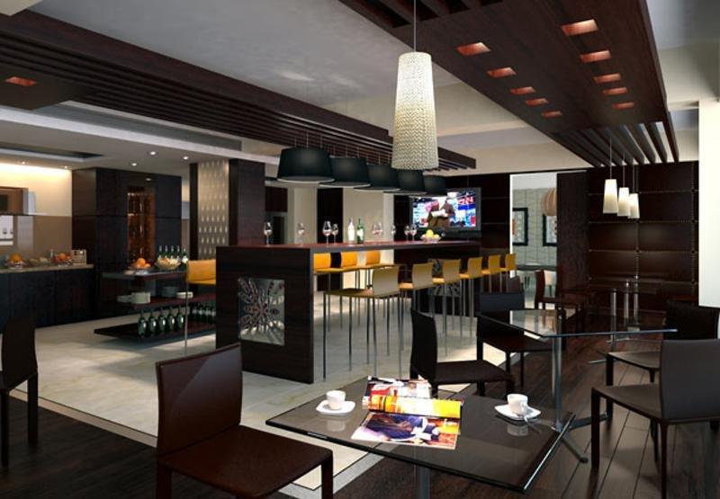 Jaipur Marriott Hotel מסעדה תמונה The lounge at the airport