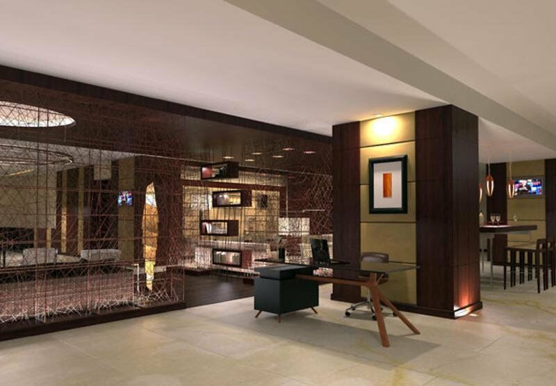 Jaipur Marriott Hotel מראה חיצוני תמונה The lobby of the hotel